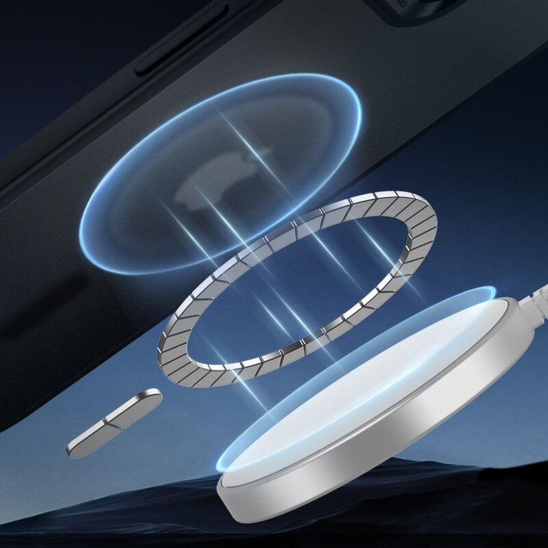 Husa iPhone 17e ESR Classic Hybrid HaloLock, negru frost