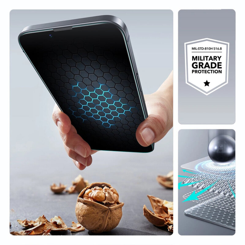 Folie sticla iPhone 17e ESR Tempered Glass, transparenta