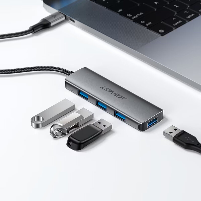 Hub USB-C la 4x USB3.0, 5Gbps, Plug&Play, Acefast J15
