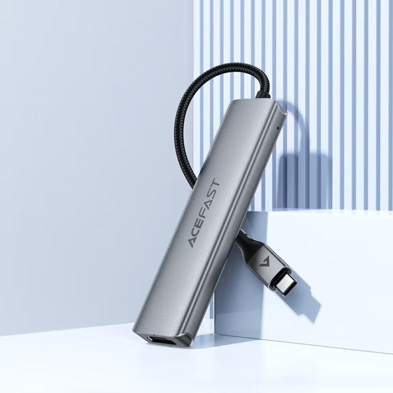 Hub USB-C 5in1, 3x USB3.0, HDMI 4K, PD 90W, Acefast J16