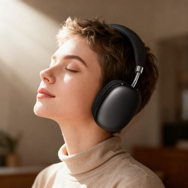 Casti wireless BT 6.0, 40mm, Game Mode, Bass Boost, Acefast H13