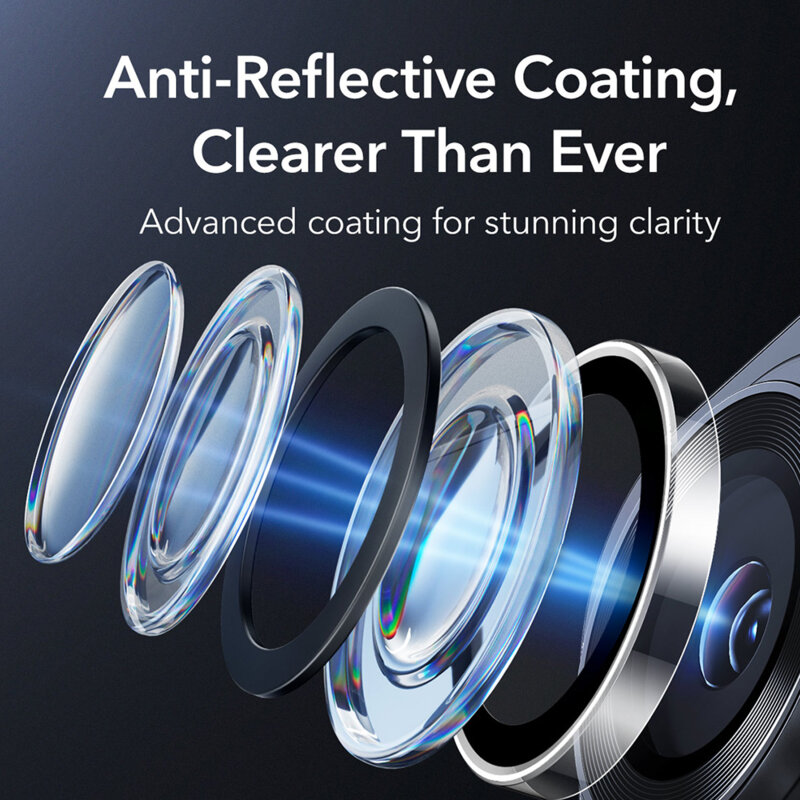 Folie sticla camera Samsung Galaxy S26 Ultra ESR Armorite Camera Lens Protectors, transparenta