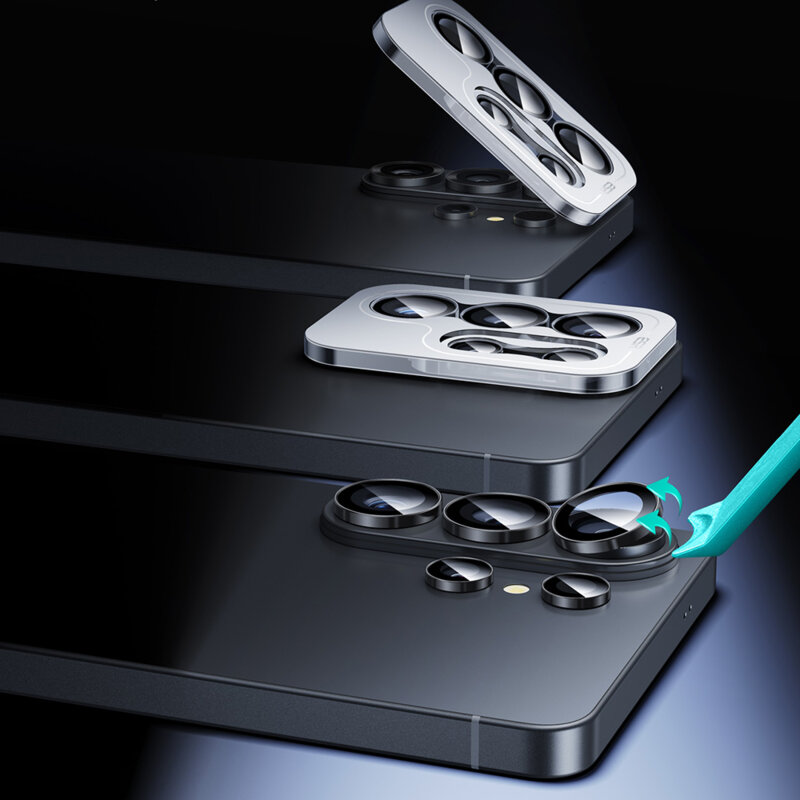 Folie sticla camera Samsung Galaxy S26 Ultra ESR Armorite Camera Lens Protectors, negru