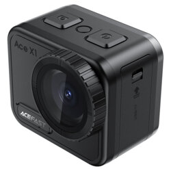 Camera de actiune 4K, Wi-Fi, IPX8, Acefast X1, negru