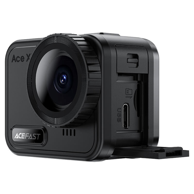 Camera de actiune 4K, Wi-Fi, IPX8, Acefast X1, negru