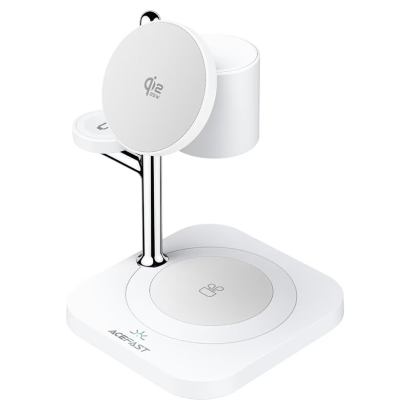 Statie incarcare wireless 3in1, 32.5W, Acefast E39, alb