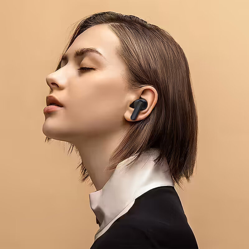 Casti wireless ANC, AI ENC, BT 5.4, Acefast W6, negru