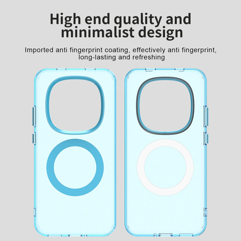 Husa Xiaomi Redmi Note 15 Pro 5G Techsuit CandyCase MagSafe, albastru