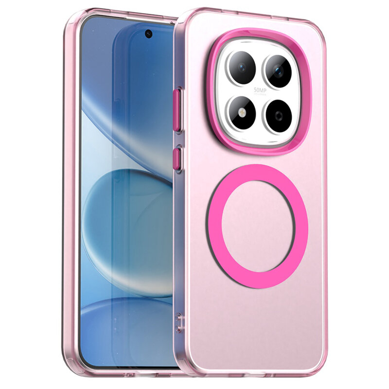 Husa Xiaomi Redmi Note 15 Pro 5G Techsuit CandyCase MagSafe, roz