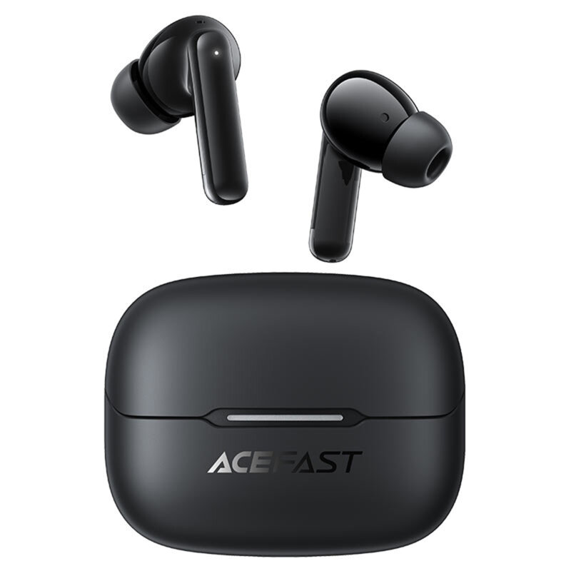 Casti wireless Bluetooth 5.4, ANC, ENC, Acefast W5, negru