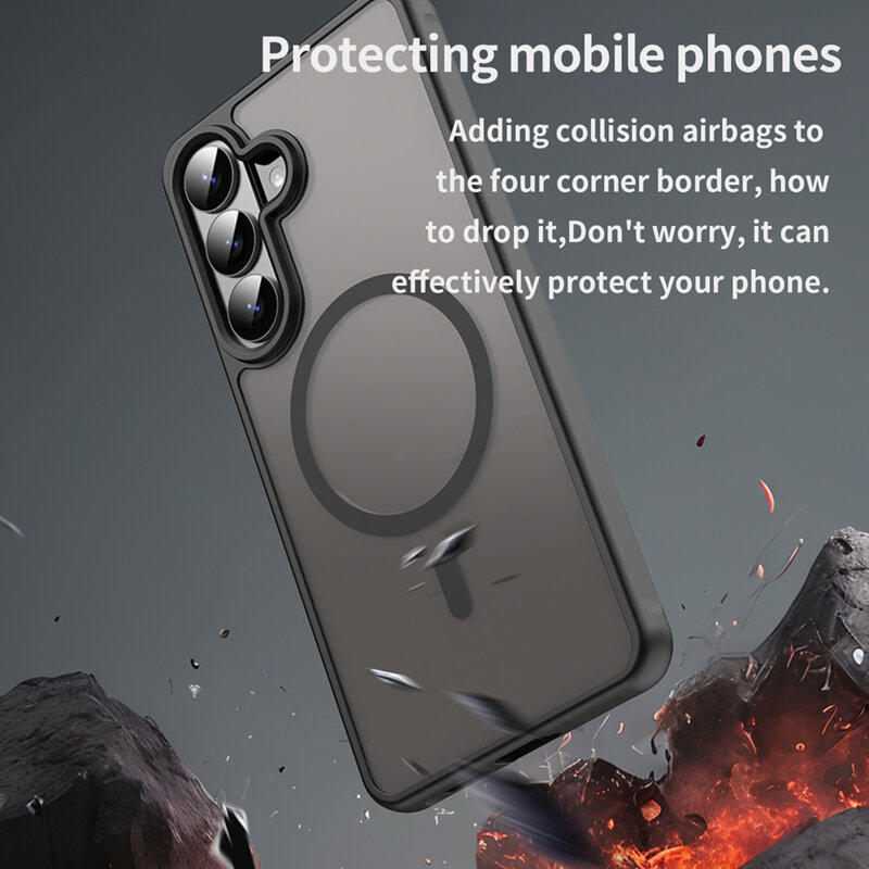 Husa Samsung Galaxy S26 Plus Techsuit HaloFrost II MagSafe, negru