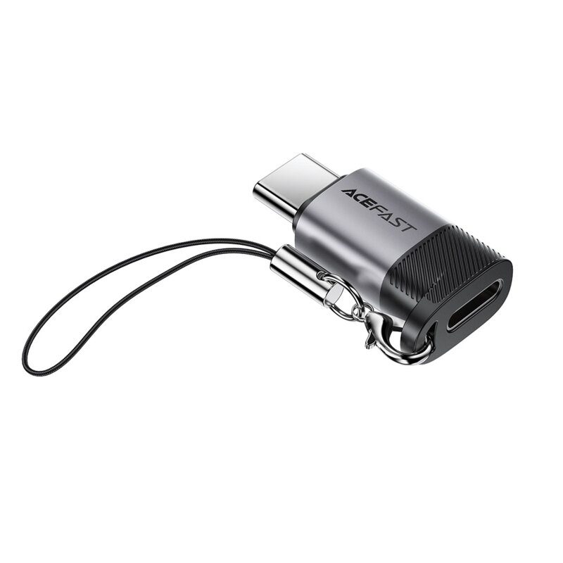 Adaptor OTG Type-C la Lightning 60W Acefast J19, gri