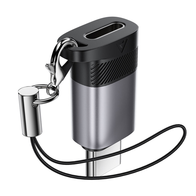 Adaptor OTG Type-C la Lightning 60W Acefast J19, gri