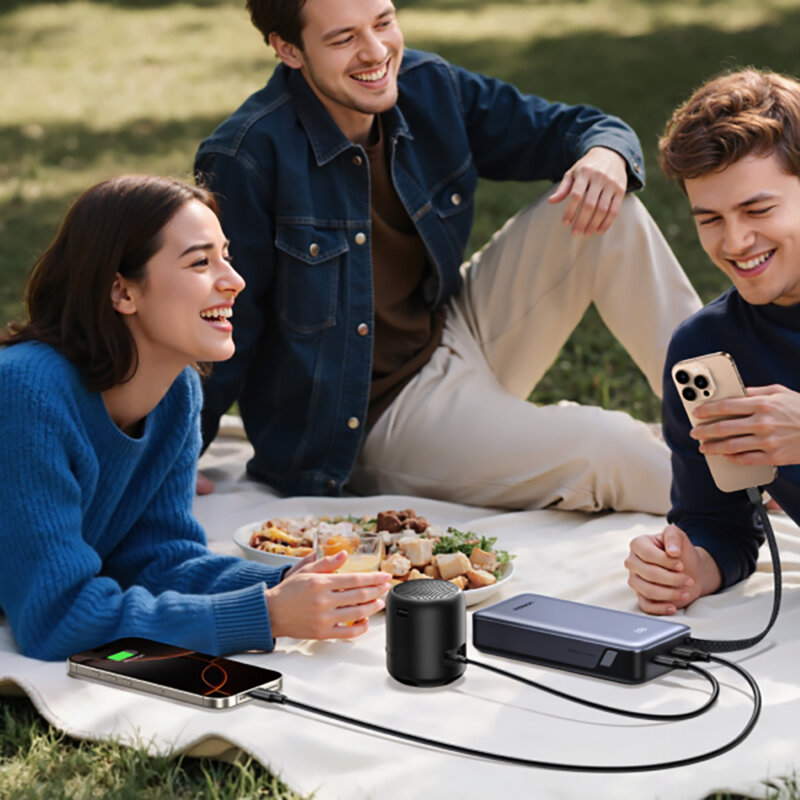 Baterie externa USB, Type-C, 20000mAh Ugreen, 45W, gri, 55988B