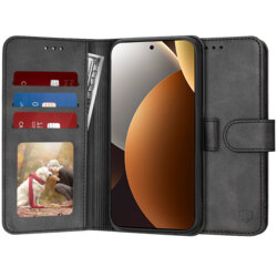 Husa 360 Xiaomi Redmi Note 15 Pro 5G Techsuit Diary Book, negru