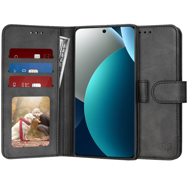 Husa 360 Xiaomi Redmi Note 15 Pro 4G Techsuit Diary Book, negru