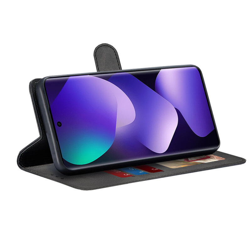 Husa 360 Xiaomi Redmi Note 15 5G Techsuit Diary Book, negru