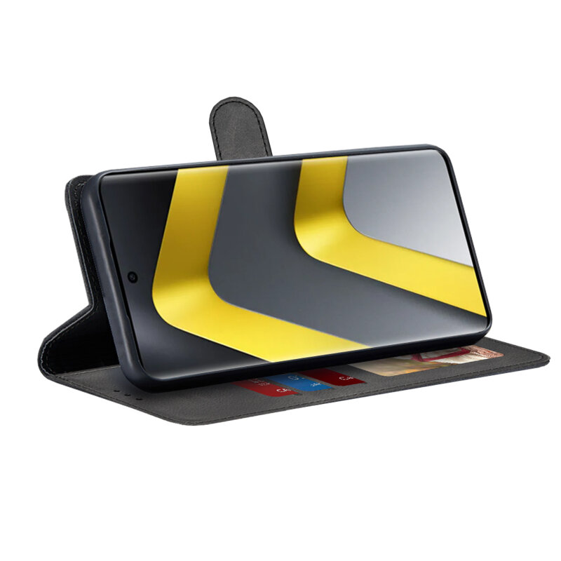 Husa 360 Xiaomi Poco M8 5G Techsuit Diary Book, negru