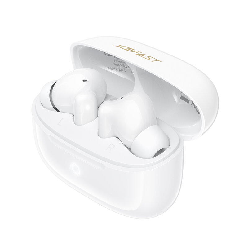 Casti Bluetooth 6.0 cu Noise Cancelling Acefast W7, 320mAh, alb