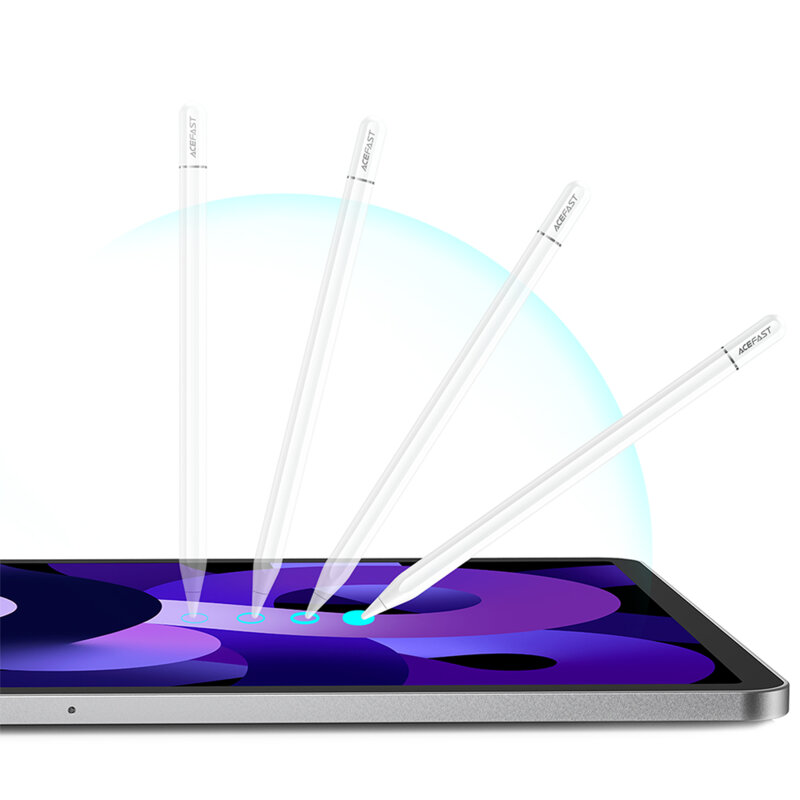 Stylus pen magnetic pentru iPad Acefast V3, 90mAh, Type-C, alb