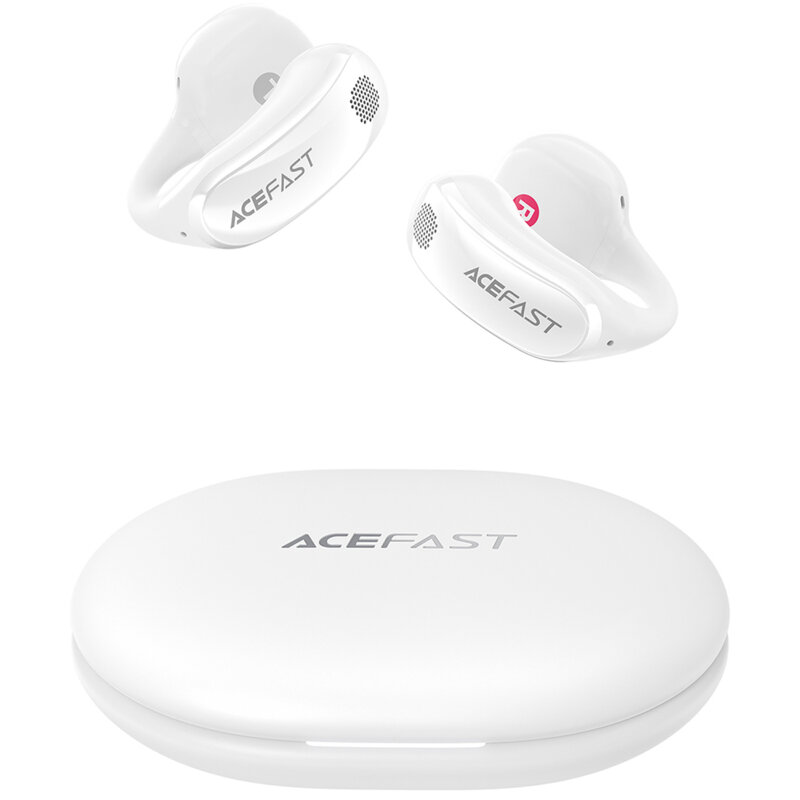 Casti open-ear cu Noise Cancelling Acefast FA005, 400mAh, alb