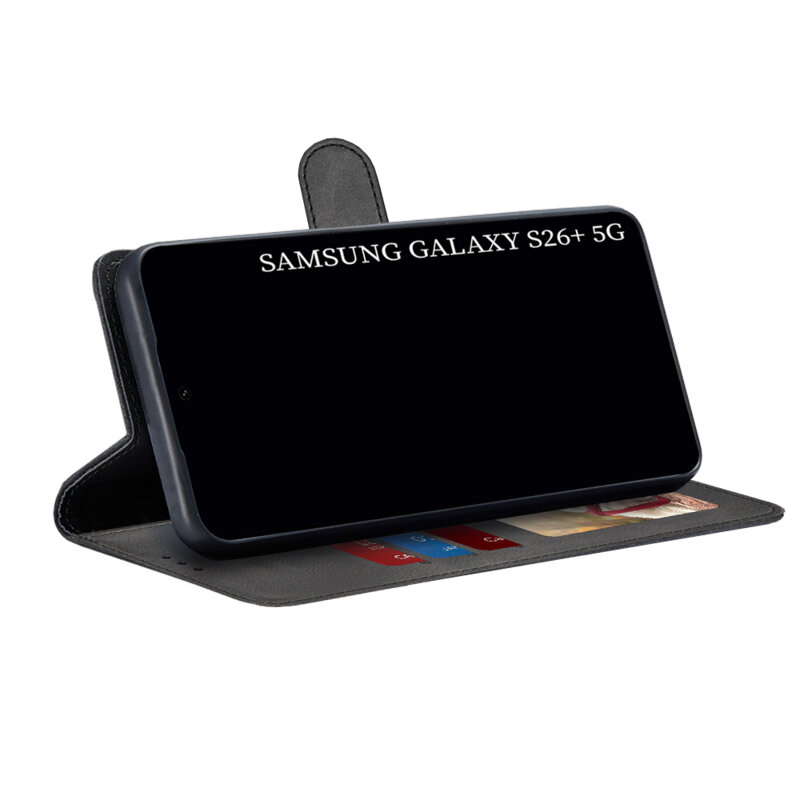 Husa 360 Samsung Galaxy S26 Plus Techsuit Diary Book, negru