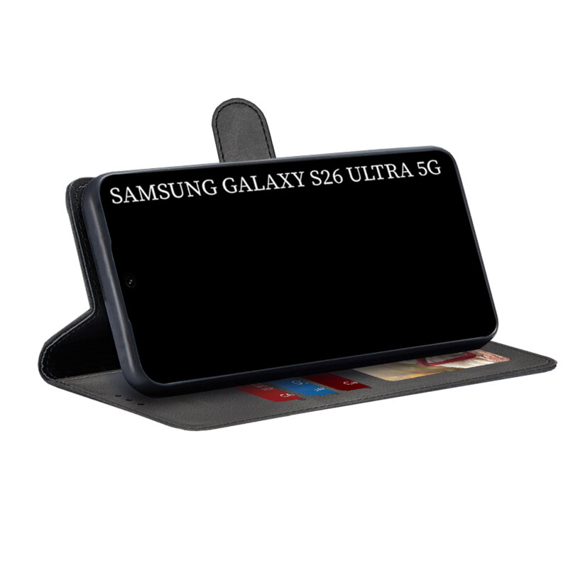 Husa 360 Samsung Galaxy S26 Ultra Techsuit Diary Book, negru