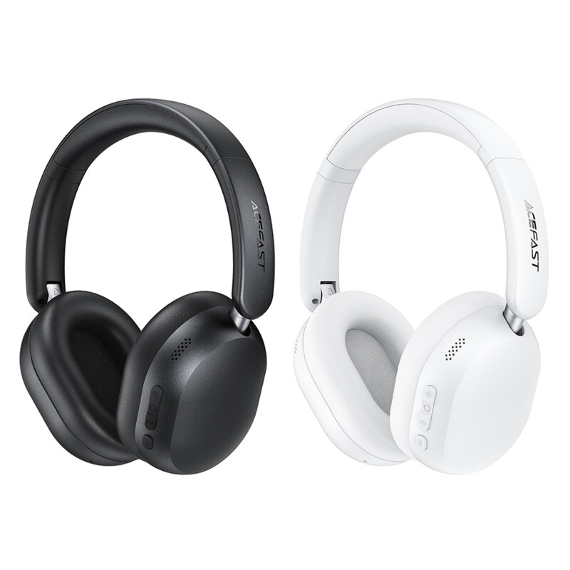 Casti wireless ANC, Game Mode, Bass Boost, Acefast H12, negru