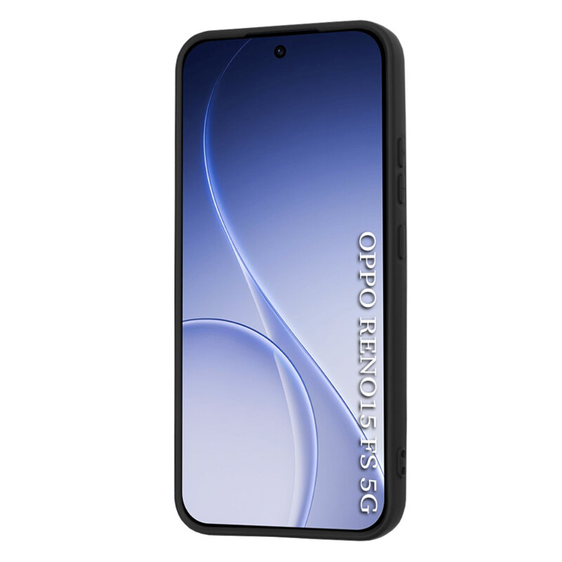 Husa silicon Oppo Reno15 FS 5G Techsuit SoftFlex, negru