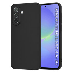 Husa silicon Samsung Galaxy A36 5G Techsuit SoftFlex, negru