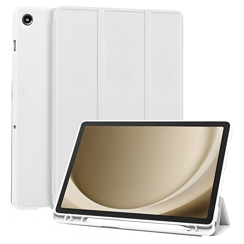 Husa Samsung Galaxy Tab A11 Plus Techsuit Flex Trifold Pen, gri