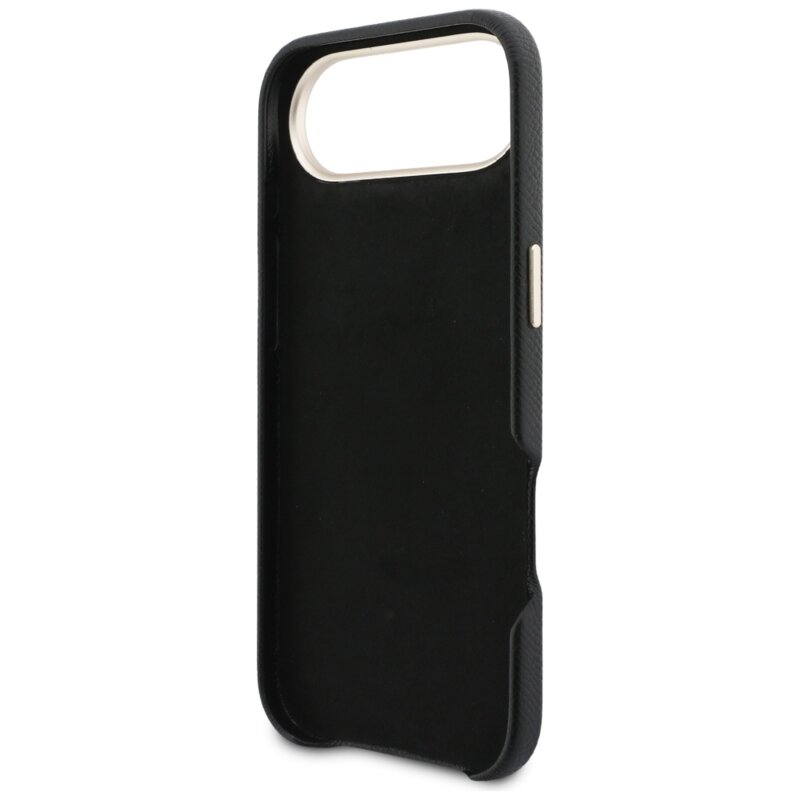 Husa originala Guess iPhone 17 Air Hardcase Resin Logo, negru, GUHCP17M5PS4RGGK