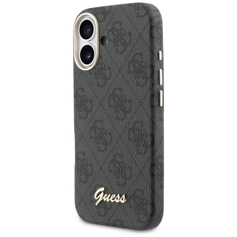 Husa Guess iPhone 17 4G Script MagSafe, negru, GUHMP17S5P4FWMSK