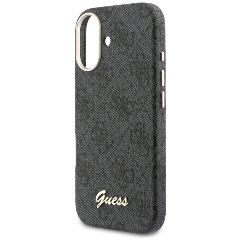 Husa Guess iPhone 17 4G Script MagSafe, negru, GUHMP17S5P4FWMSK