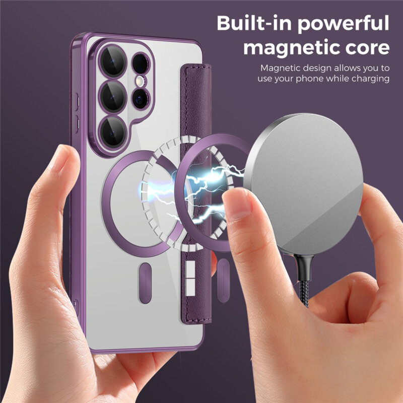 Husa Samsung Galaxy S26 Ultra Techsuit SmartMag Book Case, mov