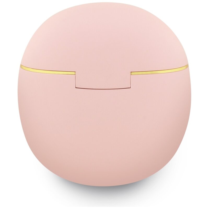 Casti Bluetooth TWS Guess Script Print, roz, GUTWSA15HETP