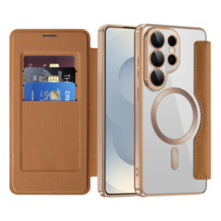 Husa Samsung Galaxy S26 Ultra Techsuit SmartMag Book Case, maro