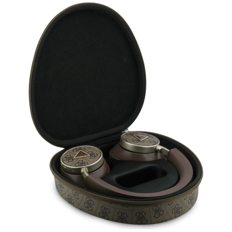 Casti Bluetooth Guess 4G Triangle Logo, maro, GUBHC15P4MRCTW