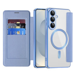 Husa Samsung Galaxy S26 Plus Techsuit SmartMag Book Case, bleu