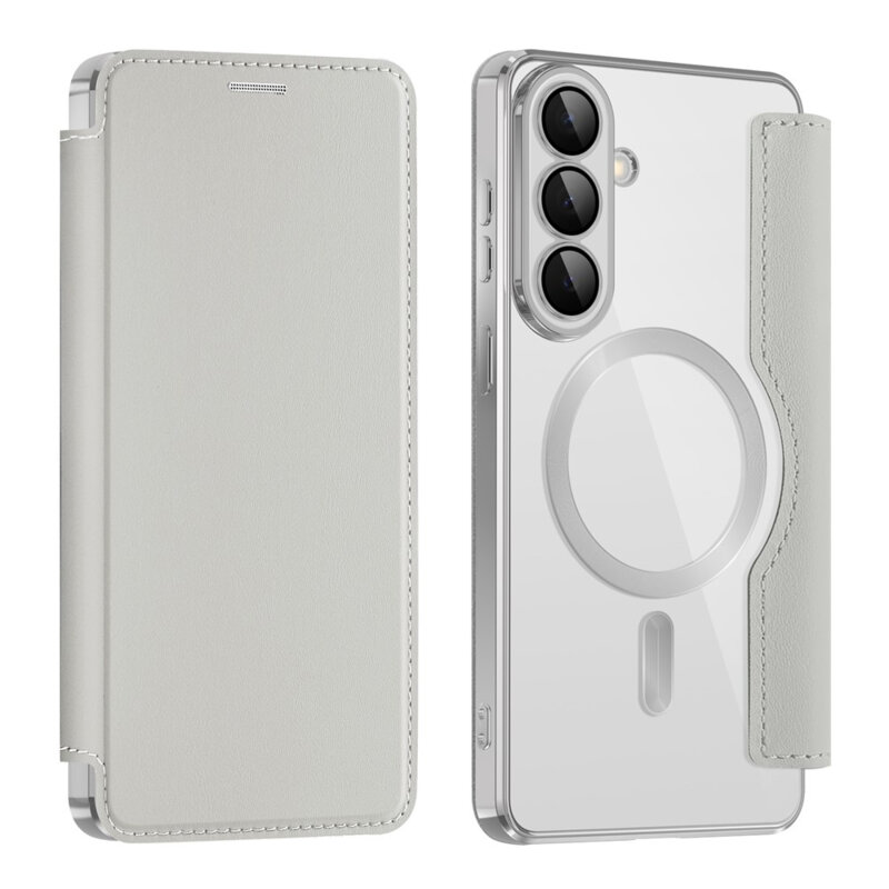 Husa Samsung Galaxy S26 Techsuit SmartMag Book Case, gri