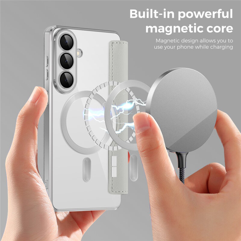 Husa Samsung Galaxy S26 Techsuit SmartMag Book Case, gri