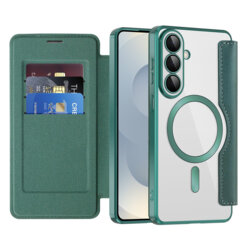 Husa Samsung Galaxy S26 Techsuit SmartMag Book Case, verde