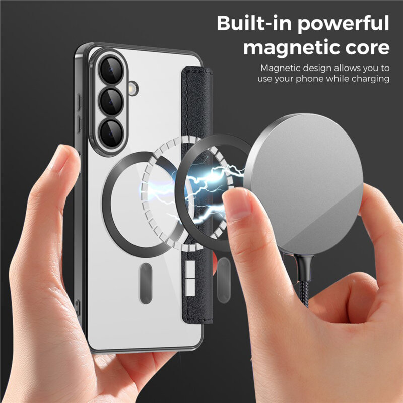 Husa Samsung Galaxy S26 Techsuit SmartMag Book Case, negru