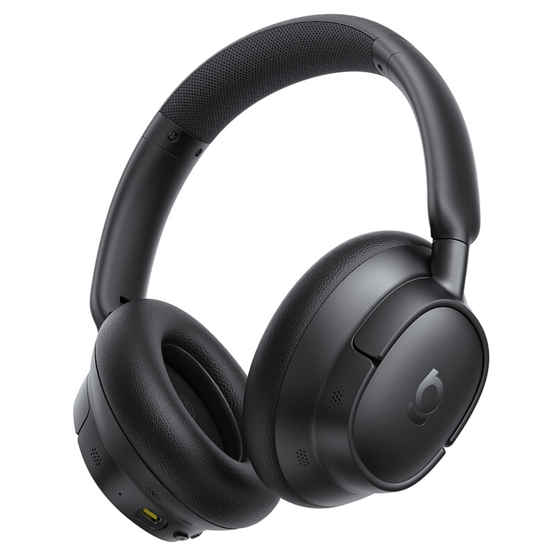 Casti Noise Cancelling, Hi-Res Baseus Bass BH1 NC, negru, A0203703