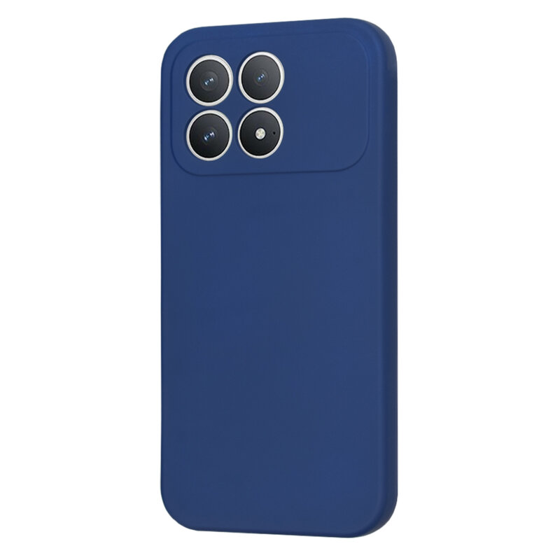 Husa silicon Xiaomi Poco F8 Pro Techsuit SoftFlex, bleumarin
