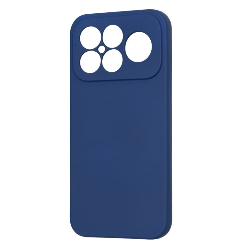 Husa silicon Xiaomi Poco F8 Ultra Techsuit SoftFlex, bleumarin