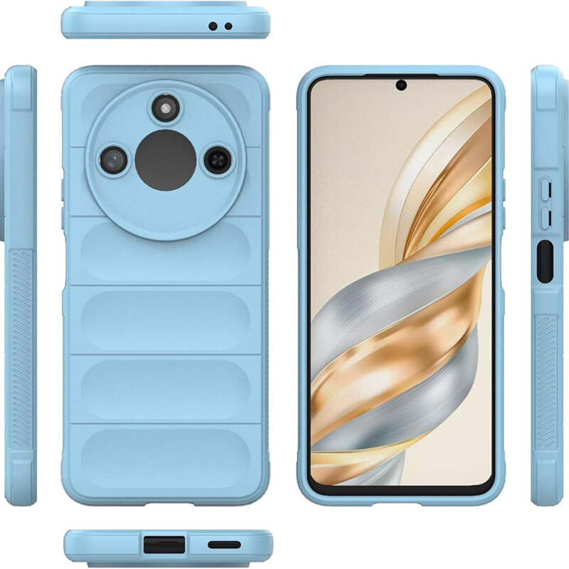 Husa Honor X9c Smart Techsuit Magic Shield, bleu