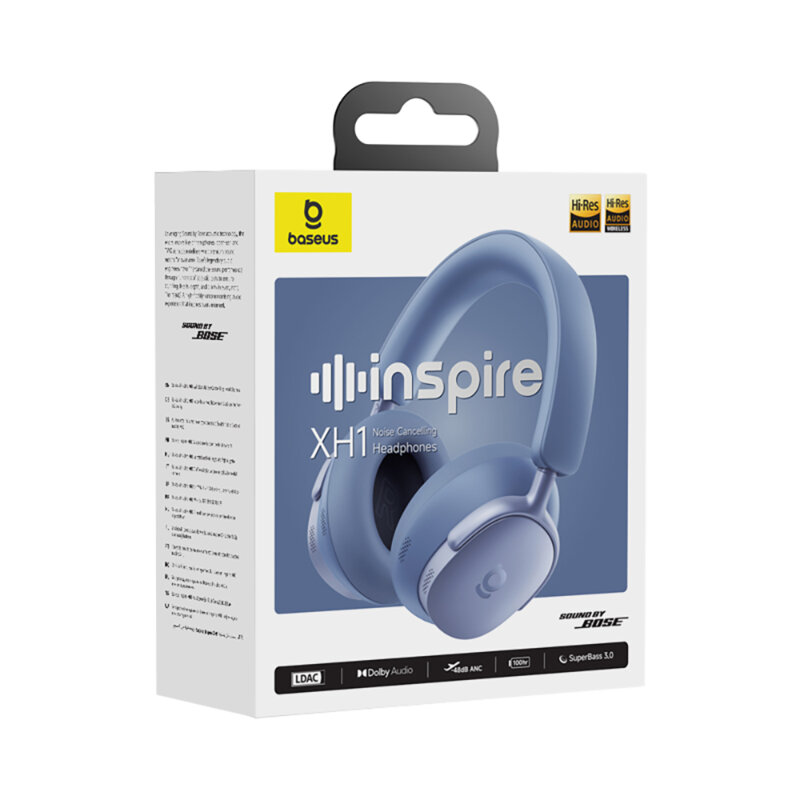 Casti Bluetooth 6.1, Dolby Audio Baseus Inspire XH1, A0203601