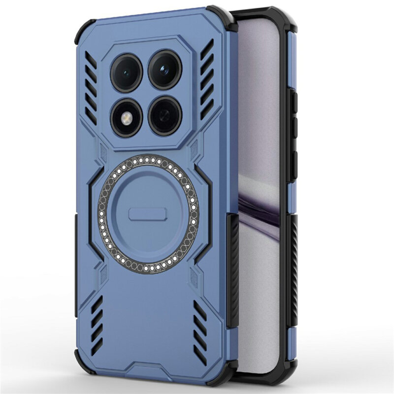 Husa Xiaomi Redmi Note 15 Pro 5G Techsuit ArmorMag Case, albastru