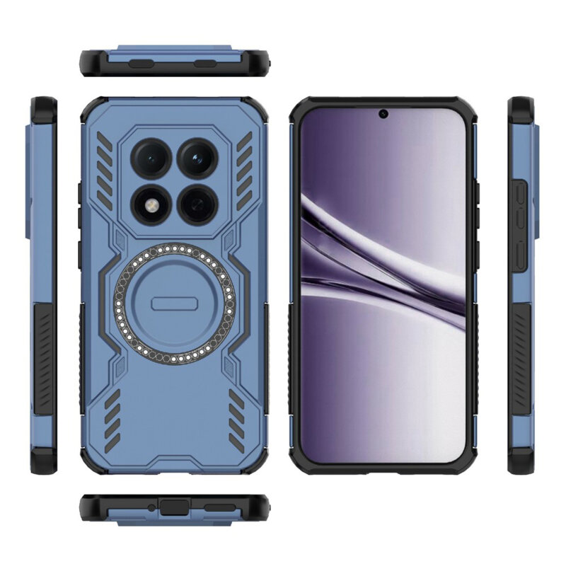 Husa Xiaomi Redmi Note 15 Pro 5G Techsuit ArmorMag Case, albastru